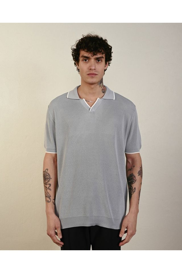 Oversize Premium Basic Triko T-shirt GRİ - M