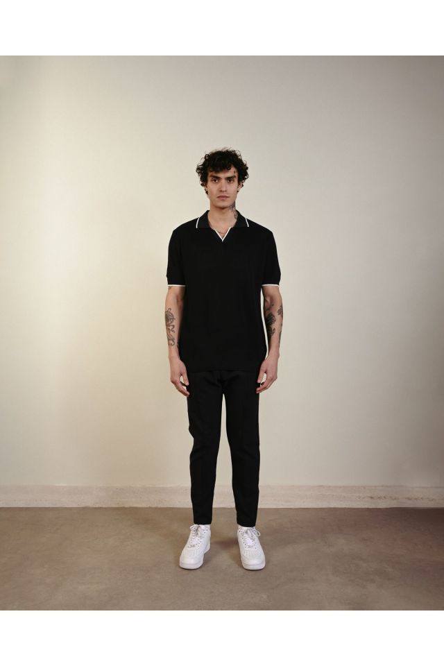 Oversize Premium Basic Triko T-shirt SİYAH - M