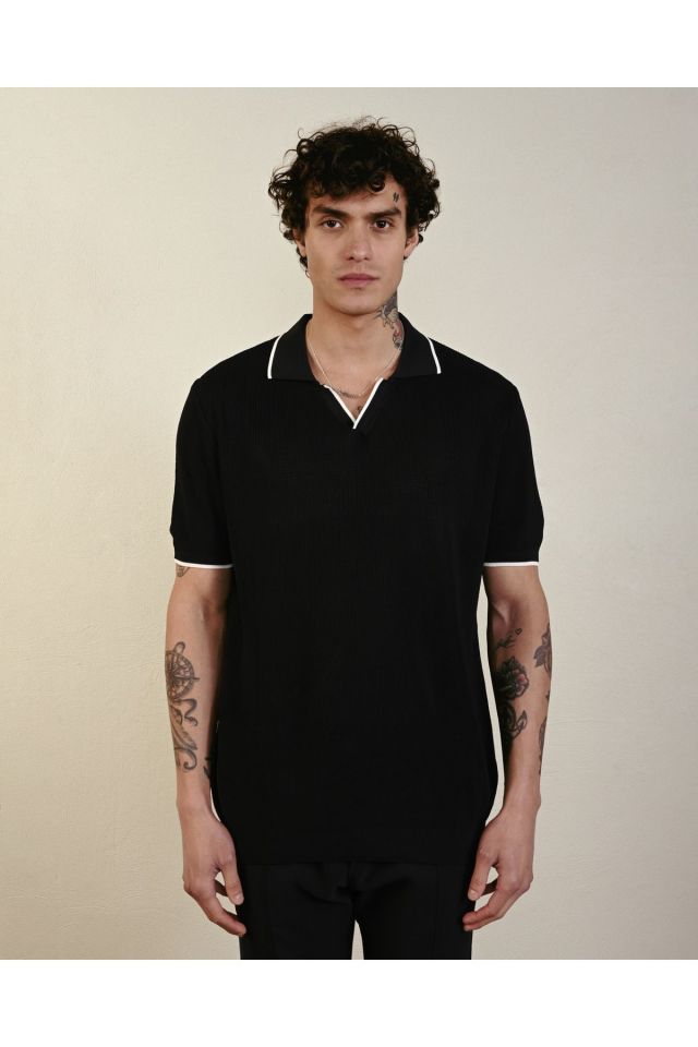 Oversize Premium Basic Triko T-shirt SİYAH - M