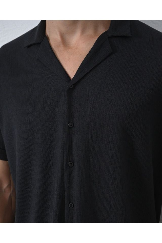 Oversize Rahat Kumaş Erkek Gömlek