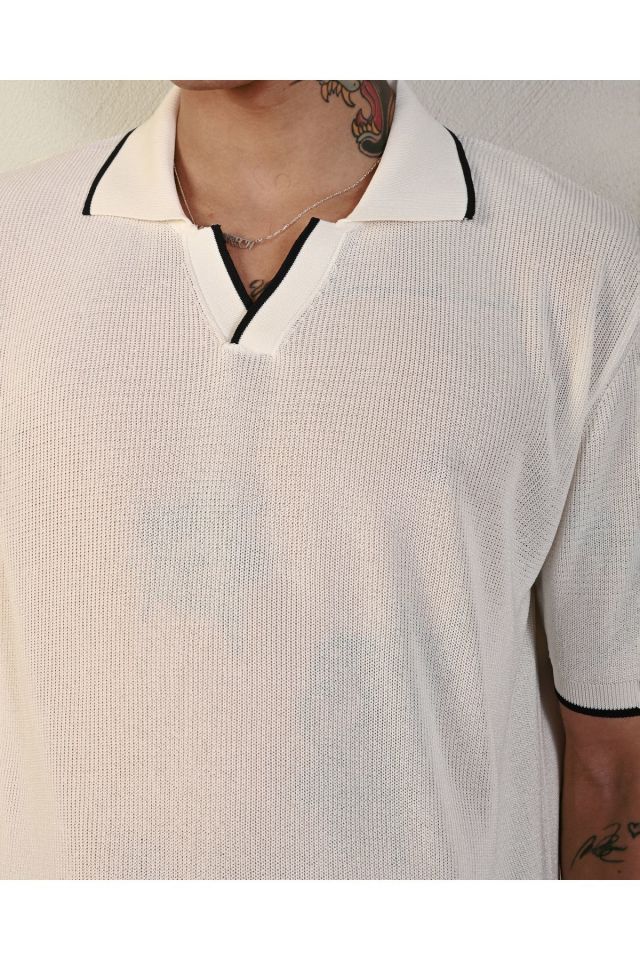 Oversize Premium Basic Triko T-shirt BEYAZ - S