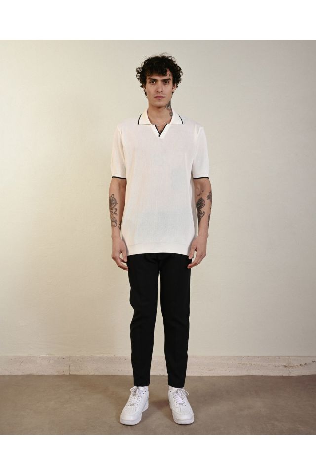 Oversize Premium Basic Triko T-shirt BEYAZ - S