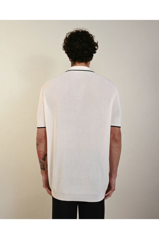 Oversize Premium Basic Triko T-shirt BEYAZ - S
