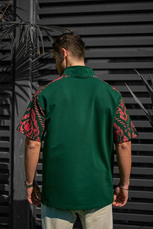 İtalya Nakışlı Unisex Oversize Tshirt