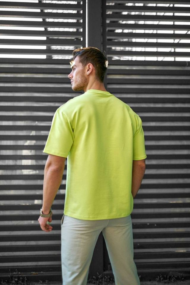 Pamuklu Unisex Oversize Basic T-shirt