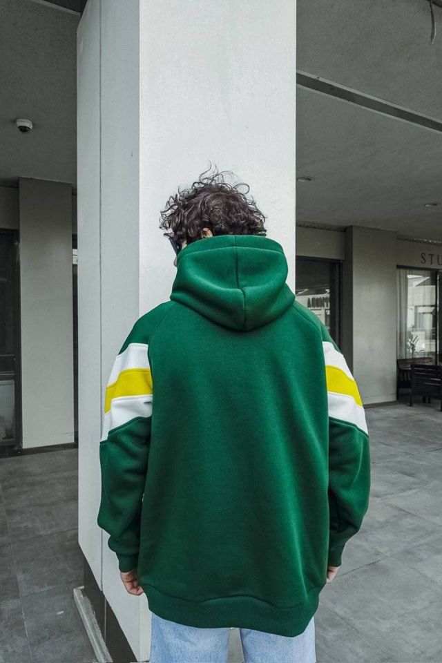 Brazil Oversize Unisex Kapüşonlu Sweatshirt