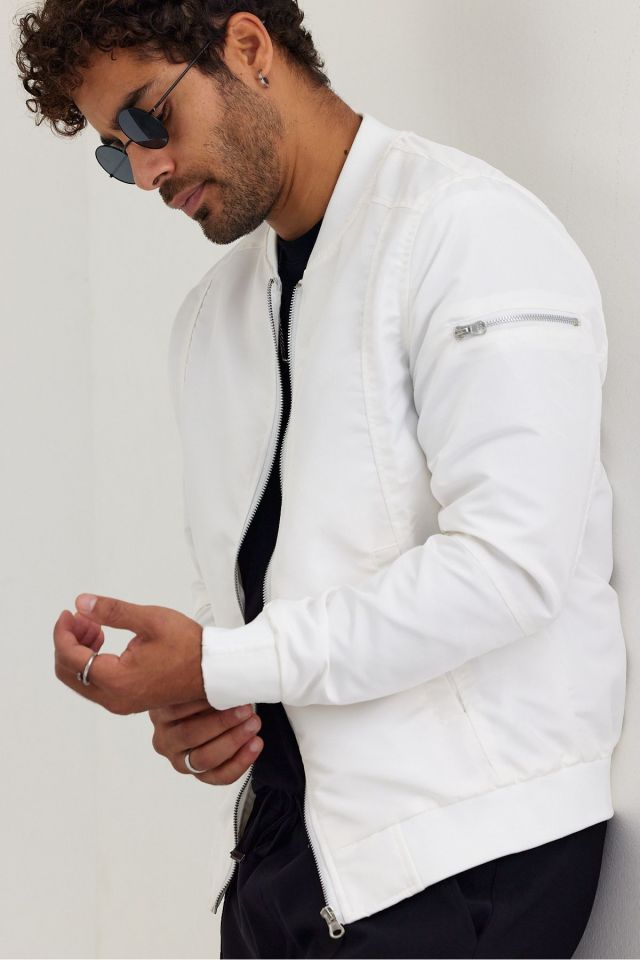 Erkek Premium Regular Bomber Ceket SİYAH - L