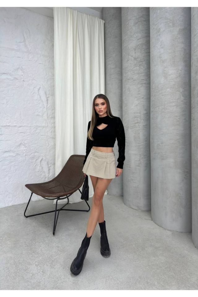 Triko Bolerolu Slim Fit İkili Üst