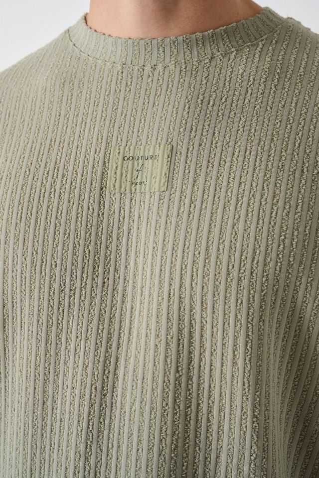 Fitilli Ön Detay Oversize Erkek Sweatshirt ÇAĞLA - L